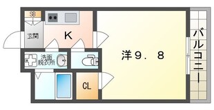 フリーディオ門真IIIの物件間取画像